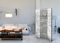 Parawany - Parawan 3-częściowy - Białe zaklęcie [Room Dividers] (rozmiar 135x172) - miniaturka - grafika 1