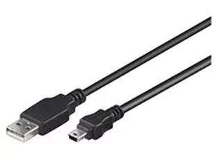 Kabel USB MicroConnect USB A Mini USB B 5P 5m M-M USBAMB55 - Kable USB - miniaturka - grafika 1