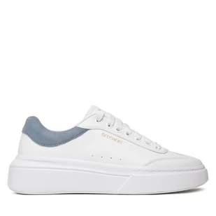 Sneakersy Skechers Cordova Classic-Best Behavior 185060/WBL Biały - Sneakersy damskie - miniaturka - grafika 1