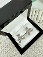 Spinki do mankietów i krawatów - SPINKI DO MANKIETÓW koszuli mankietu miś srebrny - miniaturka - grafika 1