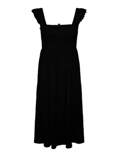 Sukienki - Pieces Sukienka w kolorze czarnym - grafika 1