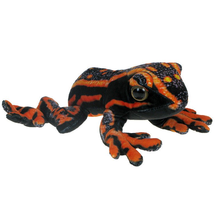 Barwne Zoo: Maskotka Żaba Ameerega (pomarańczowa) 20cm (90501)