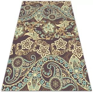 Dywan ogrodowy wzór Paisley azjatycki styl 150x225 cm - Dywany zewnętrzne - miniaturka - grafika 1