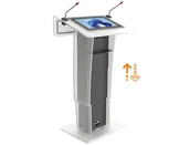 Akcesoria do projektorów - AXEOS NEONYX TOUCH solidna mównica z 19,5-calowym ekranem dotykowym i elektryczną regulacją wysokości - miniaturka - grafika 1