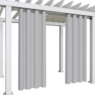 ZASŁONA OGRODOWA 180x155 WODOODPORNE ZASŁONY OGRODOWE NA PRZELOTKACH TARAS - Zasłony - miniaturka - grafika 1