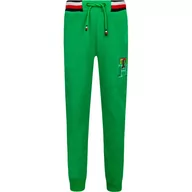 Spodnie sportowe damskie - Tommy Hilfiger Spodnie dresowe | Regular Fit - miniaturka - grafika 1