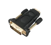 Złącza, przejściówki, adaptery - Reinston EDV014 DVI-D na HDMI - miniaturka - grafika 1