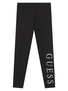 Guess Legginsy J93B11 J1314 Czarny Slim Fit - Legginsy - miniaturka - grafika 1