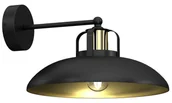 Lampy ścienne - Kinkiet FELIX BLACK/GOLD 1xE27 - miniaturka - grafika 1