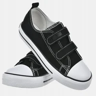 Buty dla dziewczynek - TRAMPKI DZIECIĘCE BIG STAR NA RZEP WYGODNE KAPCIE SZKOLNE OO374008 AW24 - miniaturka - grafika 1