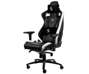 noblechairs EPIC fotel dla graczy SK Gaming Edition czarny biały niebieski NBL-PU-SKG-001 - Fotele gamingowe - miniaturka - grafika 1