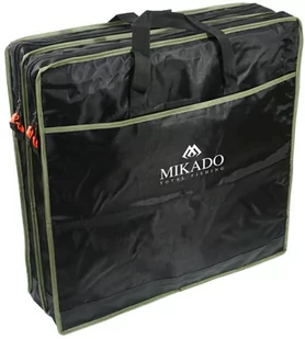 Torba wędkarska Mikado na siatki 2 komorowa - kwadrat (63x63x18cm) - Czarno/Zielony - Inne akcesoria dla wędkarzy - miniaturka - grafika 1