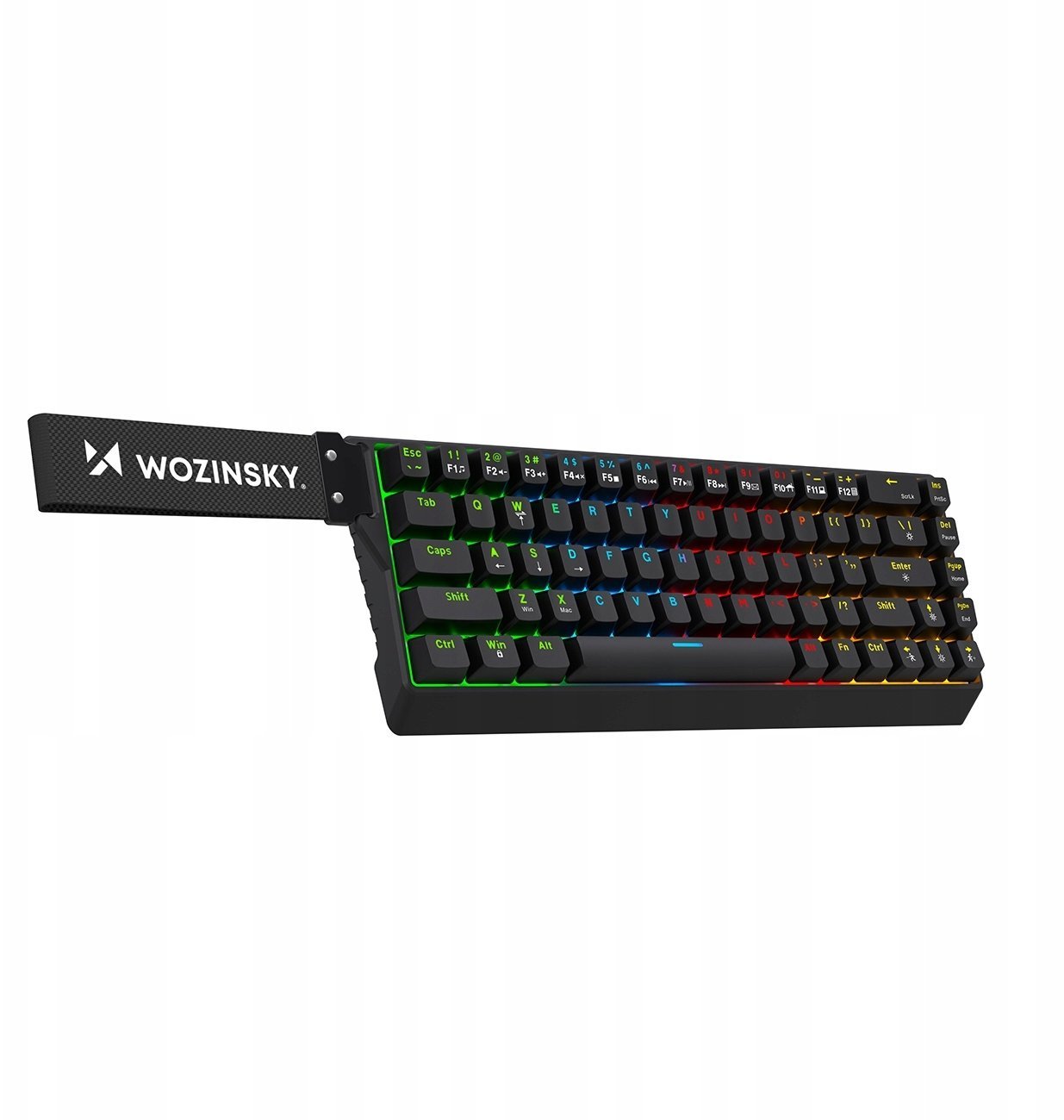 Wozinsky WKGP-1165 mechaniczna podświetlana RGB - czarna