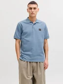 Koszulki męskie - Jack & Jones Koszulka polo "Daytona" w kolorze błękitnym - miniaturka - grafika 1