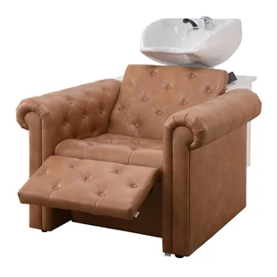 DUKE Myjnia fryzjeska Rodzaj obicia: Skaj Exclusive, Wersja myjni: Relax - Myjki fryzjerskie - miniaturka - grafika 2