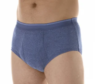 Majtki na nietrzymanie moczu do 600 ml - S - 75-84 cm w pasie - męskie, do prania, chłonne - Pieluchy dla dorosłych - miniaturka - grafika 1