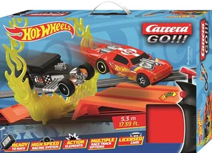 Carrera GO!!!, tor wyścigowy, Hot Wheels 5.3 - Zabawki konstrukcyjne - miniaturka - grafika 1