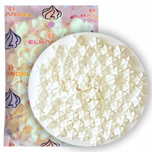 Posypka na tort bezy gwiazdki mini beziki cukrowe białe dekoracje 30g - Dodatki do ciast w proszku - miniaturka - grafika 1