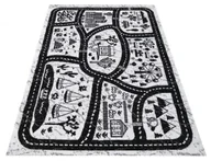 Dywany dla dzieci - Dywan do pokoju dziecka miasteczko G6-F26 - miniaturka - grafika 1