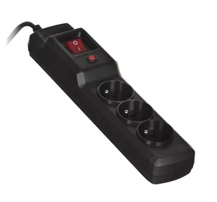 ActiveJet Listwa zasilająca ACJ LISTWA PRZECIWPRZEPIĘCIOWA COMBO 3G 3m CZARNA COMBO 3GN 3M - Listwy zasilające - miniaturka - grafika 1