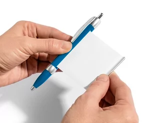 Długopis ściąga BŁĘKITNY - Długopisy - miniaturka - grafika 1