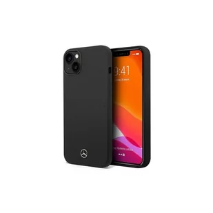 Mercedes Nakładka do iPhone 14 Plus 6,7" MEHCP14MSILBK czarna hardcase Silicone Line - Etui i futerały do telefonów - miniaturka - grafika 1