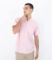 Koszule męskie - Hurley Koszula męska z krótkim rękawem - O&O Stretch - miniaturka - grafika 1