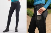 Bryczesy - Legginsy jeździeckie damskie JODIE SS21 - QHP - miniaturka - grafika 1