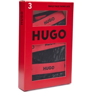 Hugo Bodywear Stringi 3-pack - Majtki damskie - miniaturka - grafika 1