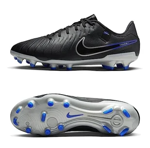 NIKE Męskie buty piłkarskie Legend 10 Academy Fg/Mg, Czarny chrom Hyper Royal, 48 EU - Piłka nożna - miniaturka - grafika 1