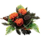 Sztuczne kwiaty - Stroik ze sztucznych kwiatów - miniaturka - grafika 1