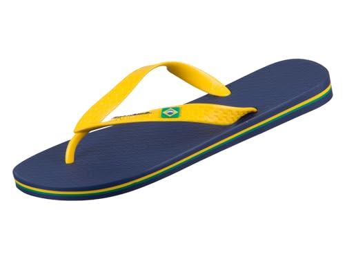 Ipanema Męskie klapki CLAS Brasil II AD, niebieskie/żółte, 38 EU, Blue Yellow, 38 EU