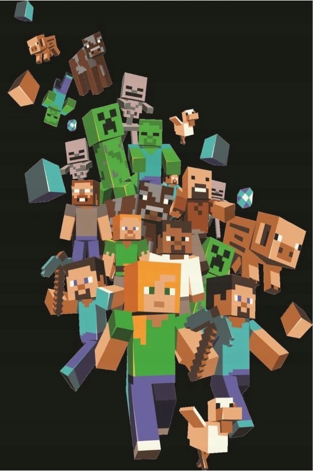 PODKŁADKA POD MYSZ Z Nadrukiem 22x18 cm Minecraft GRA World Tekst Prezent