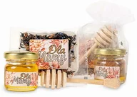 Zestawy upominkowe - Podziękowania prezent dla mamy upominek miodek z herbatą - miniaturka - grafika 1