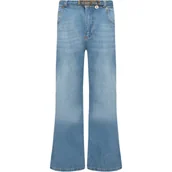 Spodnie sportowe damskie - Pinko UP Jeansy | flare fit - miniaturka - grafika 1