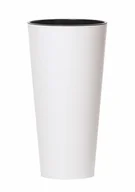 Donice - Prosperplast Doniczka Tubus Slim Shine, biała, 20 cm, 8 L - miniaturka - grafika 1
