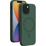 Etui i futerały do telefonów - Etui BIGBEN Silicone Case MagSafe do Apple iPhone 14 Plus Zielony - miniaturka - grafika 1