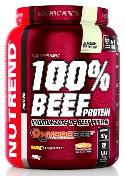 Nutrend 100% Beef Protein 900 g migdały - pistacje