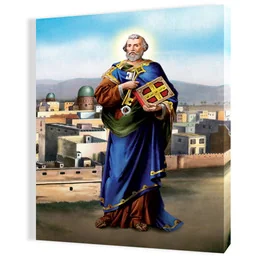 Obraz religijny na płótnie Święty Piotr Apostoł - Ikony i obrazy sakralne Obraz religijny na płótnie Święty Piotr Apostoł - Ikony i obrazy sakralne - miniaturka - grafika 1