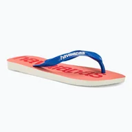 Klapki i japonki damskie - Japonki Havaianas Top Logomania 2 white - miniaturka - grafika 1