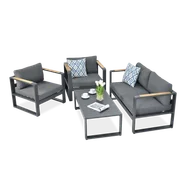 Zestaw wypoczynkowy PANAMA Anthracite