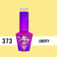 Lakiery hybrydowe - Molly Lac Lakier hybrydowy MollyLac Pinup Girl Liberty 10 ml Nr 373 - miniaturka - grafika 1