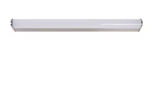 Lucide lucide Jasper-lampa do lustra łazienkowe-LED-1 X 12 W 3000 K-IP44-chrom mat, metal, zintegrowana, 12 W, satynowa chromowana, 58.8 x 7.8 x 4 cm 04205/12/12 - Lampy ścienne - miniaturka - grafika 1