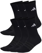Skarpety termoaktywne - Adidas Skarpety ADIDAS męskie CUSHIONED CREW 6-PAK czarne M - miniaturka - grafika 1