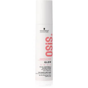 Schwarzkopf OSiS Glow, Serum nabłyszczające do włosów, dodaje blasku, intensywnie odżywia i nawilża zniszczone włosy, 50ml - Serum do włosów - miniaturka - grafika 1