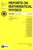 Czasopisma - Reports on Mathematical Physics 901 - Andrzej Jamiołkowski, Ryszard Mrugała - miniaturka - grafika 1