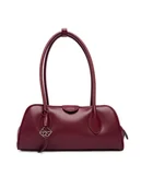 Torebki damskie - Calvin Klein Torebka Emblem Trio Shoulder Bag LV04F3369G Bordowy - miniaturka - grafika 1