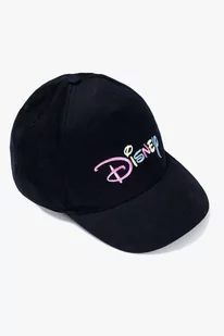 Bawełniana czapka dziewczęca z daszkiem Minnie Mouse - czarna - Czapki dla dzieci - miniaturka - grafika 1