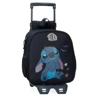 Plecaki szkolne i tornistry - Joumma Disney Stitch Excited Plecak przedszkolny z wózkiem, czarny 23x25x10 cm Poliester 5,25 l, Czarny (Black), Talla única, Plecak przedszkolny z wózkiem - miniaturka - grafika 1