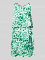 Sukienki - Sukienka mini z efektem stopniowania z włóknami LENZING™ ECOVERO™ - miniaturka - grafika 1